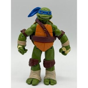 2012 TMNT Leonardo 4.5 Action Figure – Battle Shell – Playmates Viacom